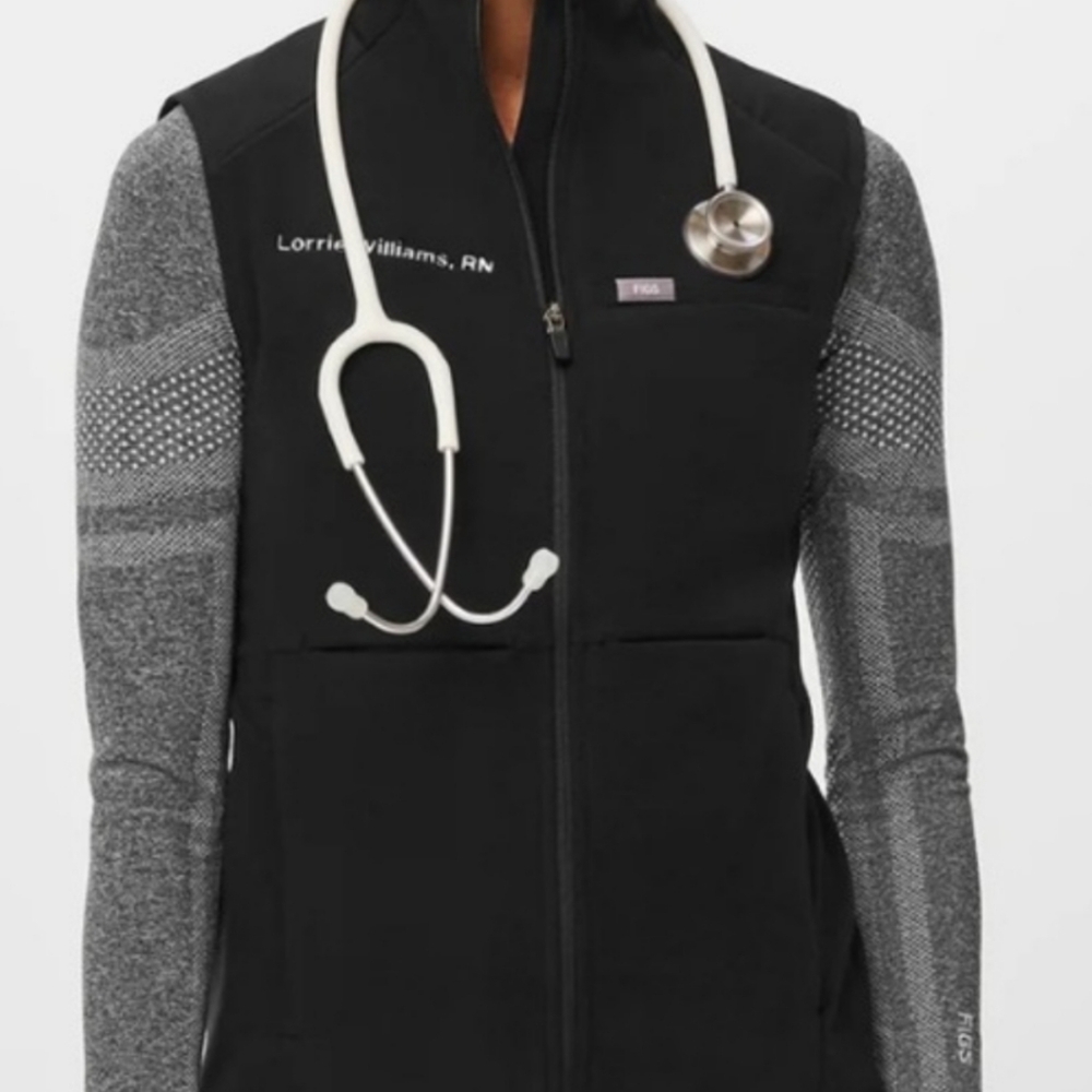FIGS fleece vest